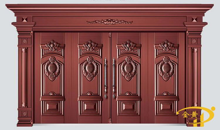 四開(kāi)別墅模壓門