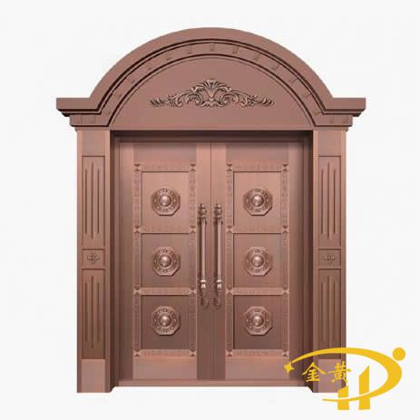 圓弧對(duì)開(kāi)銅門