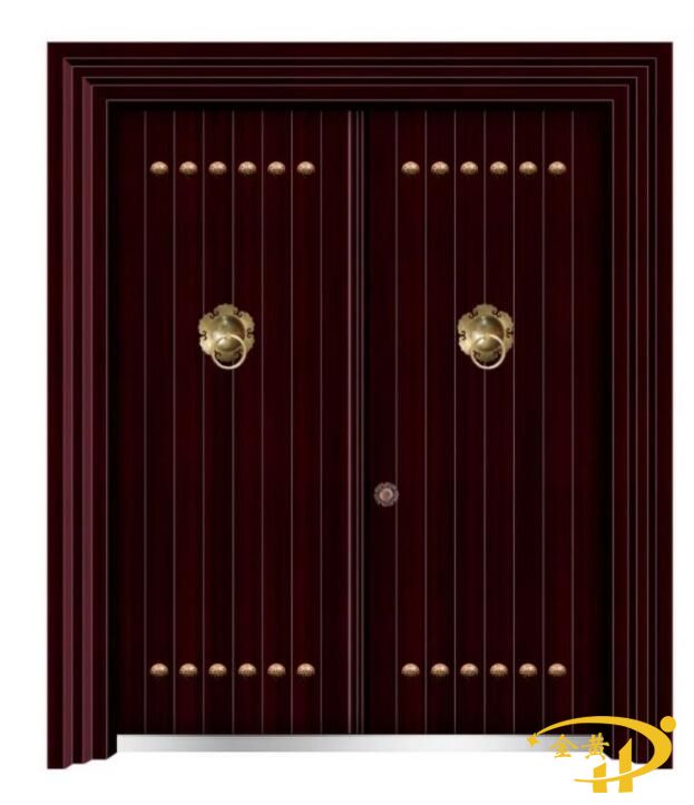 中式復(fù)古鋅合金別墅門