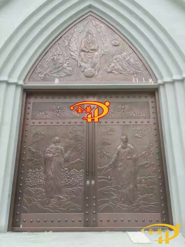 福建平潭天主教堂銅門(mén)工程案例