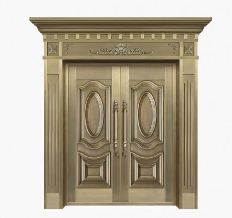 藝術(shù)風(fēng)范感受銅門十大品牌金黃門業(yè)