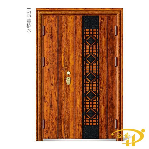 黃櫨木甲級(jí)防盜門