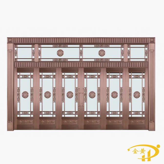 純銅玻璃酒店大門(mén)