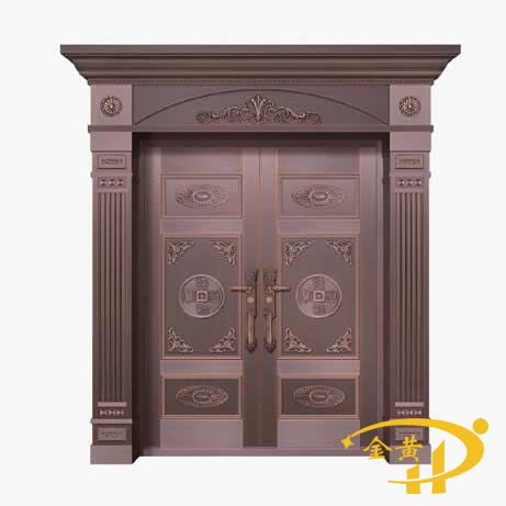 對(duì)開(kāi)銅門