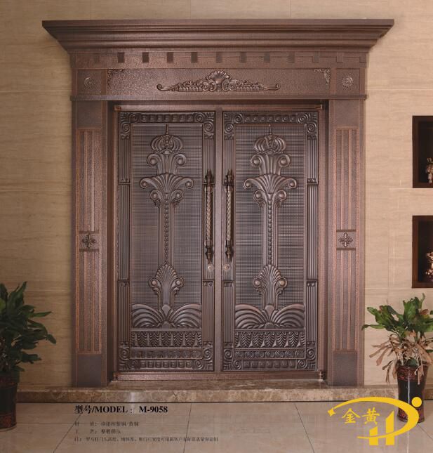 豪華雙開別墅門